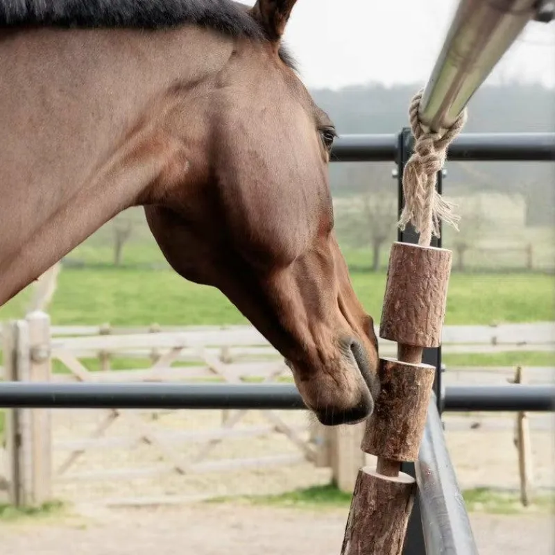 Jouets Pour Chevaux*Grooming Deluxe - Jouet en bois relaxant pour cheval Nature