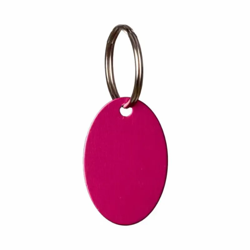 Licols Poneys|Accessoires De Licols*Grooming Deluxe - Médaille à graver ovale Rose