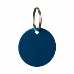 Sale - Médaille à graver ronde light blue Licols Poneys|Accessoires De Licols
