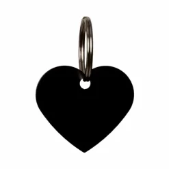 Licols Poneys|Accessoires De Licols*Grooming Deluxe - Médaille à graver coeur Noir