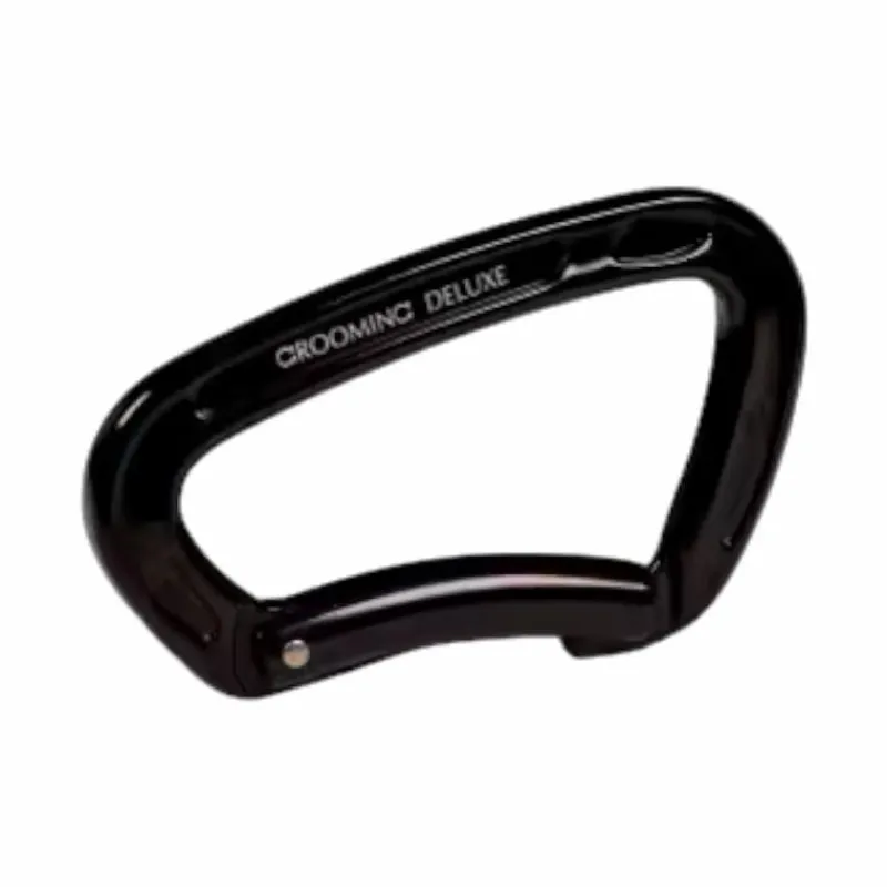 - Mousqueton de sécurité en aluminium noir Quincaillerie|Mousquetons