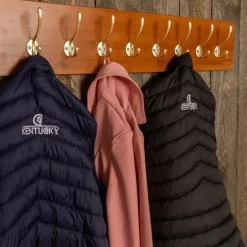 Clearance - Porte pour sangles et vestes en bois Organisateurs D'Écurie|Sacs Et Malles De Pansage