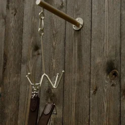 Quincaillerie|Porte-Brides*Grooming Deluxe - Porte-bridon mural 4 branches Argent