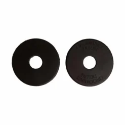 Accessoires De Mors|Mors Poneys*Grooming Deluxe - Rondelles de mors en silicone grand trou (x2) Noir