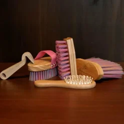 Outlet - Set sac de pansage et brosses pour enfants Sammy vieux Sacs Et Malles De Pansage