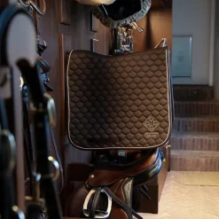 Tapis De Dressage|Dressage*Grooming Deluxe - Tapis de dressage Marron
