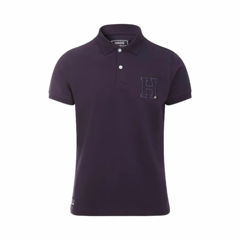 Polos Et Chemises|Polos Et Chemises*Hagg - Polo manches courtes homme Marine