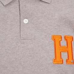 Polos Et Chemises|Polos Et Chemises*Hagg - Polo manches courtes homme / orange Gris