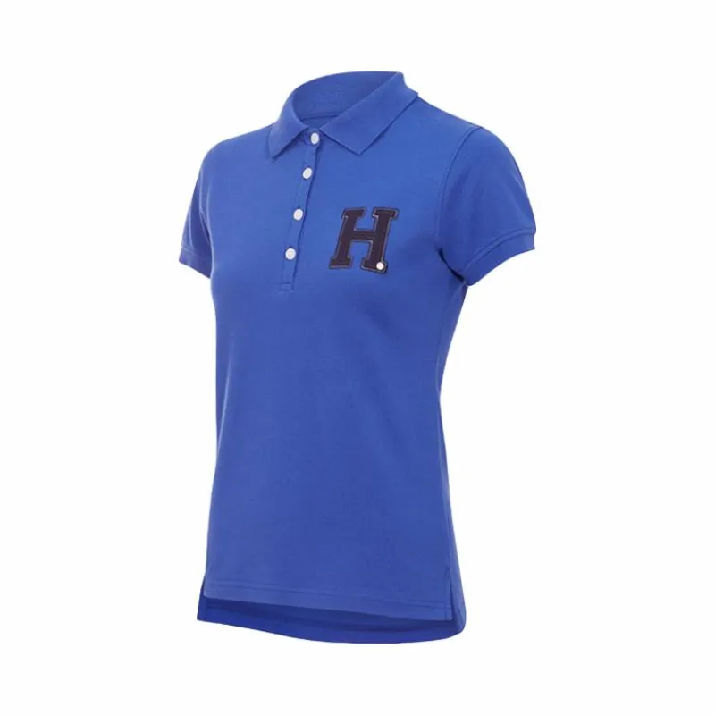 Polos Et Chemises*Hagg - Polo manches courtes femme roi Bleu