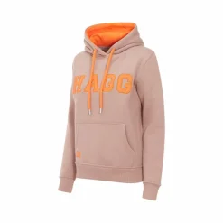 - Sweat à capuche femme glacé/ orange Pulls Et Gilets