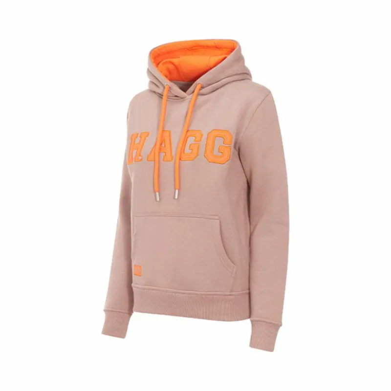 - Sweat à capuche femme glacé/ orange Pulls Et Gilets
