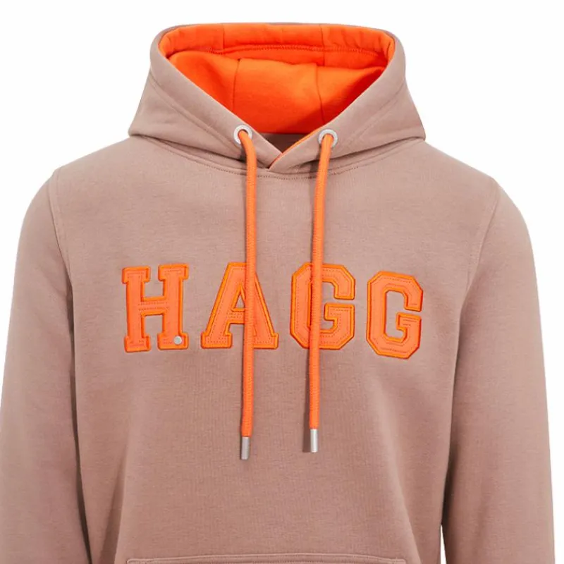 - Sweat à capuche femme glacé/ orange Pulls Et Gilets