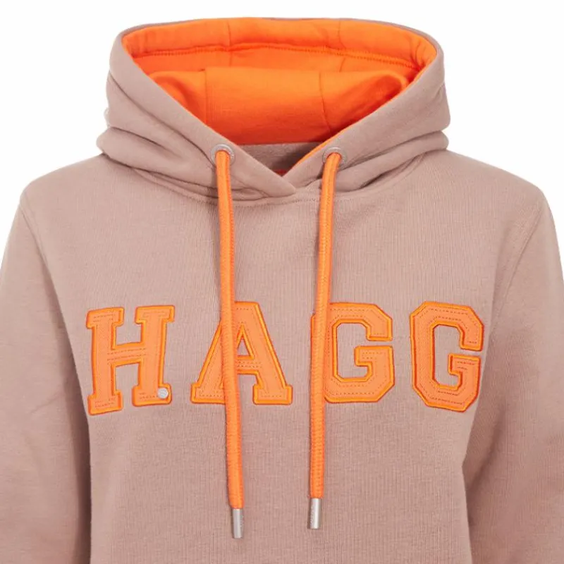 - Sweat à capuche femme glacé/ orange Pulls Et Gilets