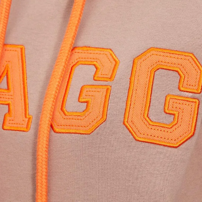 - Sweat à capuche femme glacé/ orange Pulls Et Gilets