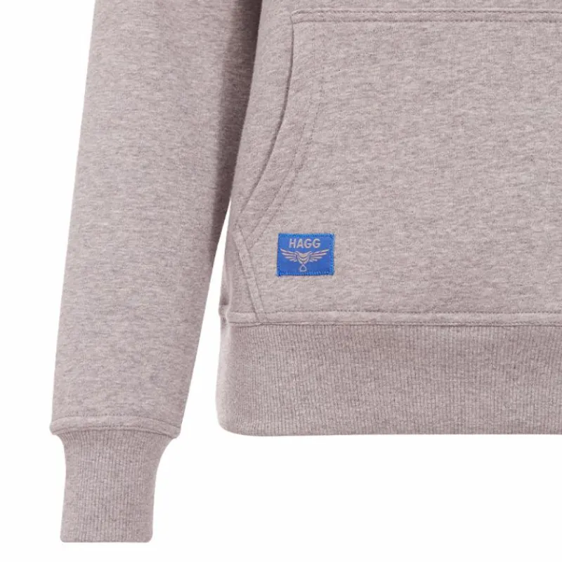 Pulls Et Gilets*Hagg - Sweat à capuche femme / bleu roi Gris