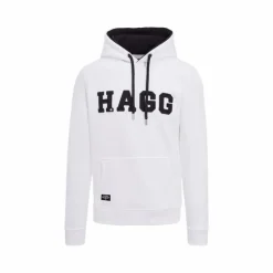 Pulls Et Gilets|Pulls Et Gilets*Hagg - Sweat à capuche homme / noir Blanc