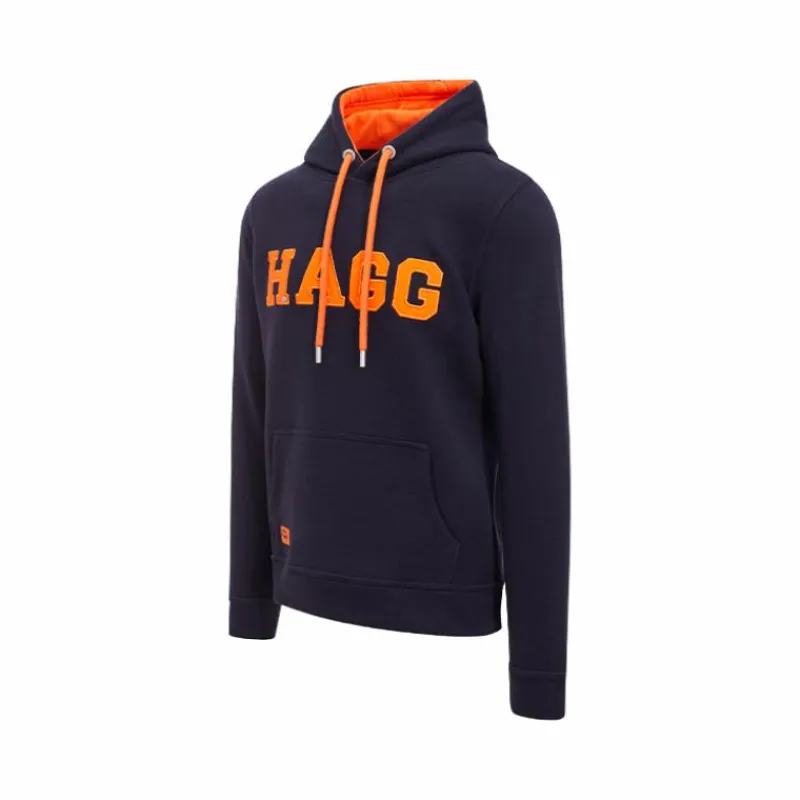 - Sweat à capuche homme marine/ orange Pulls Et Gilets|Pulls Et Gilets