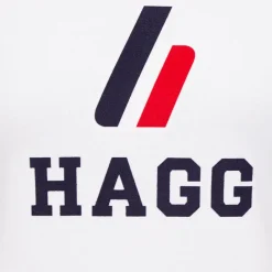 T-Shirts Et Baselayers*Hagg - T-shirt manches courtes femme / marine Blanc