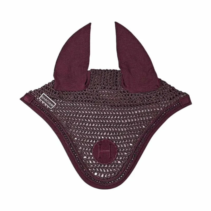 Bonnets Pour Chevaux*Harcour - Bonnet pour chevaux Fablir aubergine Bordeaux