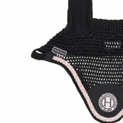 Bonnets Poneys|Bonnets Pour Chevaux*Harcour - Bonnet pour chevaux Suzette / rose Noir