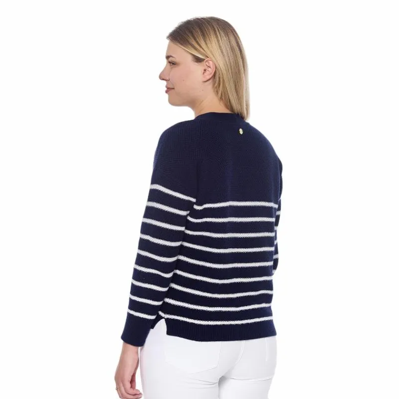 Pulls Et Gilets*Harcour - Cardigan manches longues femme Camelia / blanc Marine