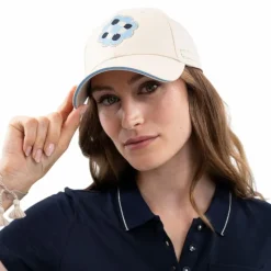 Casquettes/ Chapeaux*Harcour - Casquette Kate lin x Versailles Beige