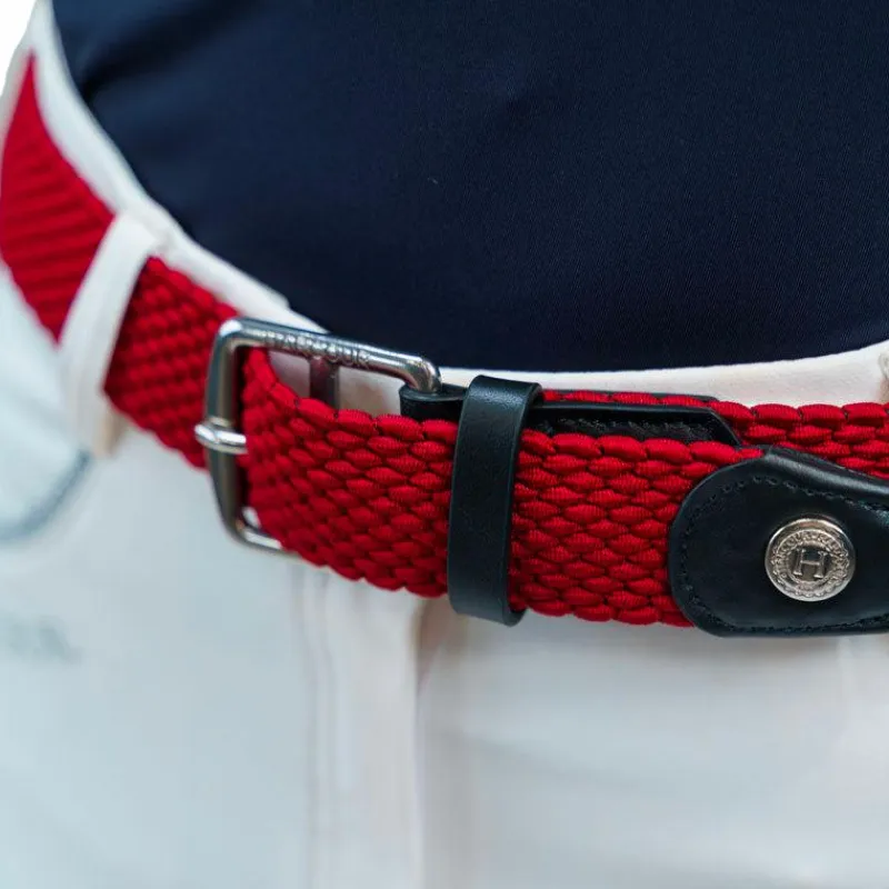 Ceintures*Harcour - Ceinture Brume rubis Rouge