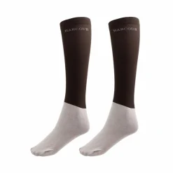 Online - Chaussettes d'équitation unisexe Vaya cacao (x2) Chaussettes D'Équitation