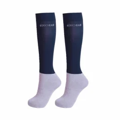 Chaussettes D'Équitation*Harcour - Chaussettes d'équitation Vaya Rider (x2) Marine