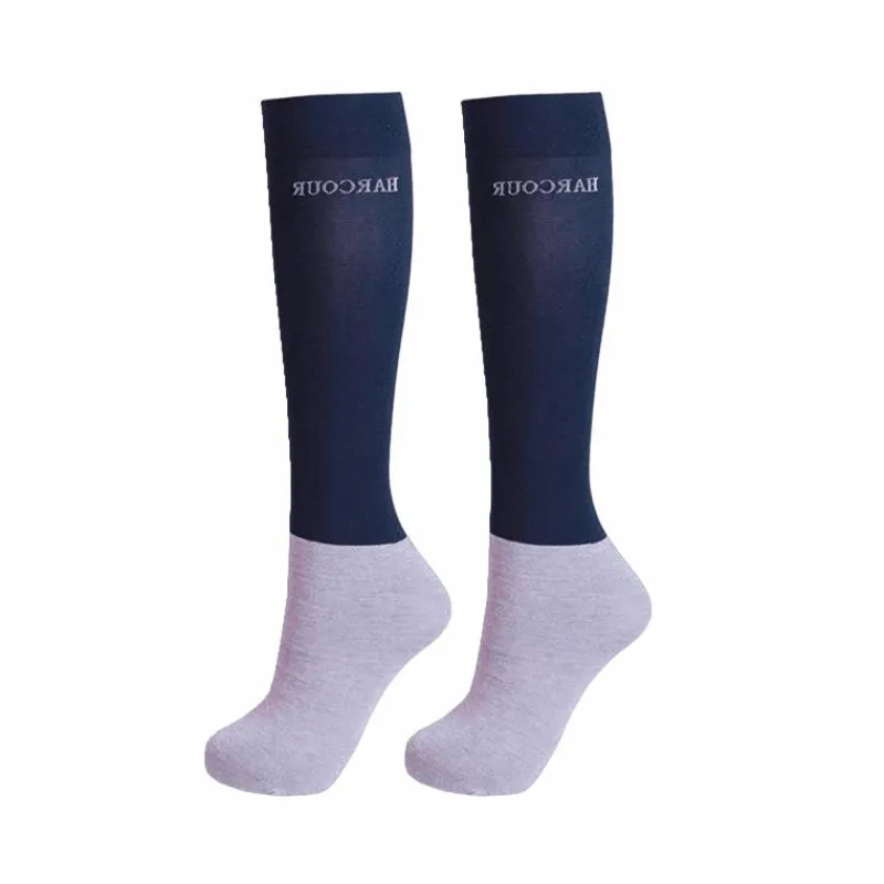Chaussettes D'Équitation*Harcour - Chaussettes d'équitation Vaya Rider (x2) Marine