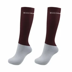 Sale - Chaussettes d'équitation Vaya aubergine (X2) Chaussettes D'Équitation