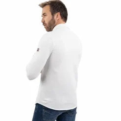 Polos Et Chemises|Polos Et Chemises*Harcour - Chemise manches longues homme Shy Blanc