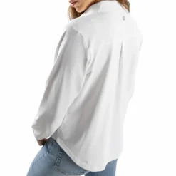 Polos Et Chemises*Harcour - Chemise manches longues femme Sharly Blanc
