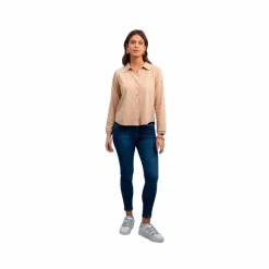 New - Chemise manches longues femme Shamae sable Polos Et Chemises