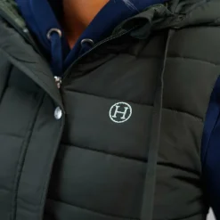 Blousons Et Manteaux*Harcour - Doudoune longue sans manches femme Boliva kaki Vert