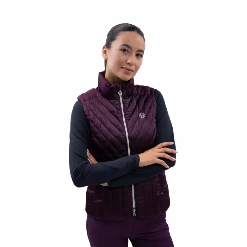 Blousons Et Manteaux*Harcour - Doudoune sans manches femme Agnes figue Violet