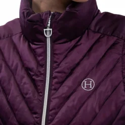 Blousons Et Manteaux*Harcour - Doudoune sans manches femme Agnes figue Violet
