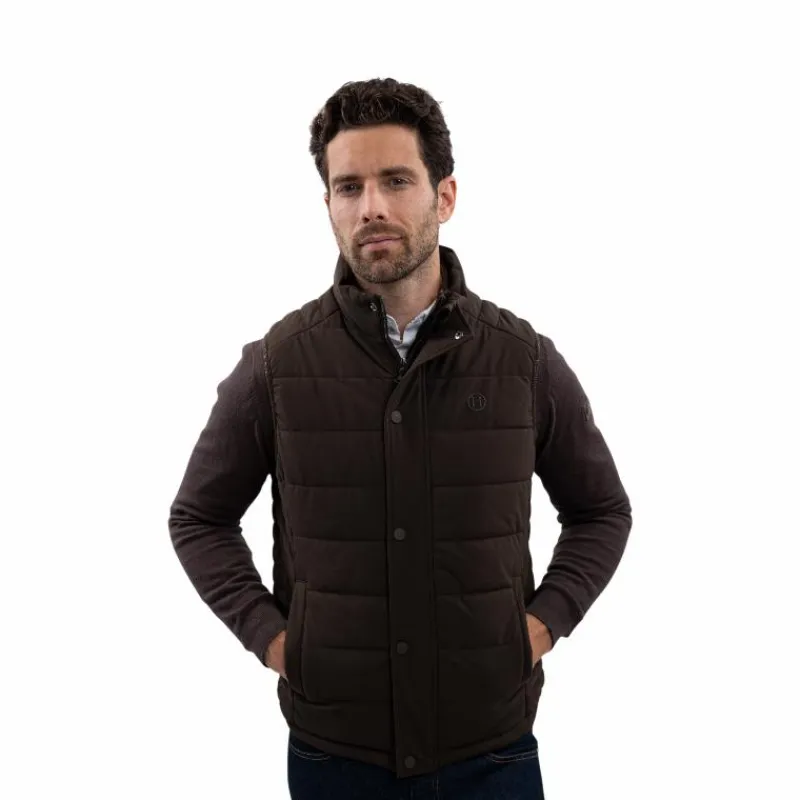 Outlet - Doudoune sans manches homme Boston cacao Blousons Et Manteaux|Blousons Et Manteaux