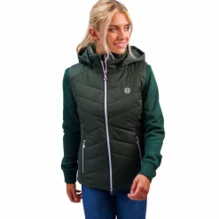 Blousons Et Manteaux*Harcour - Doudoune sans manches femme Best of kaki Vert
