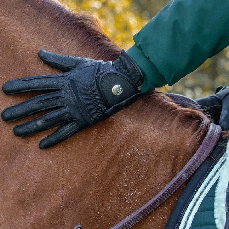 Gants D'Équitation|Gants D'Équitation*Harcour - Gants d'équitation Molly Noir