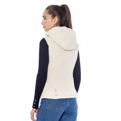 Blousons Et Manteaux*Harcour - Gilet sans manches femme Bernie ivoire Beige