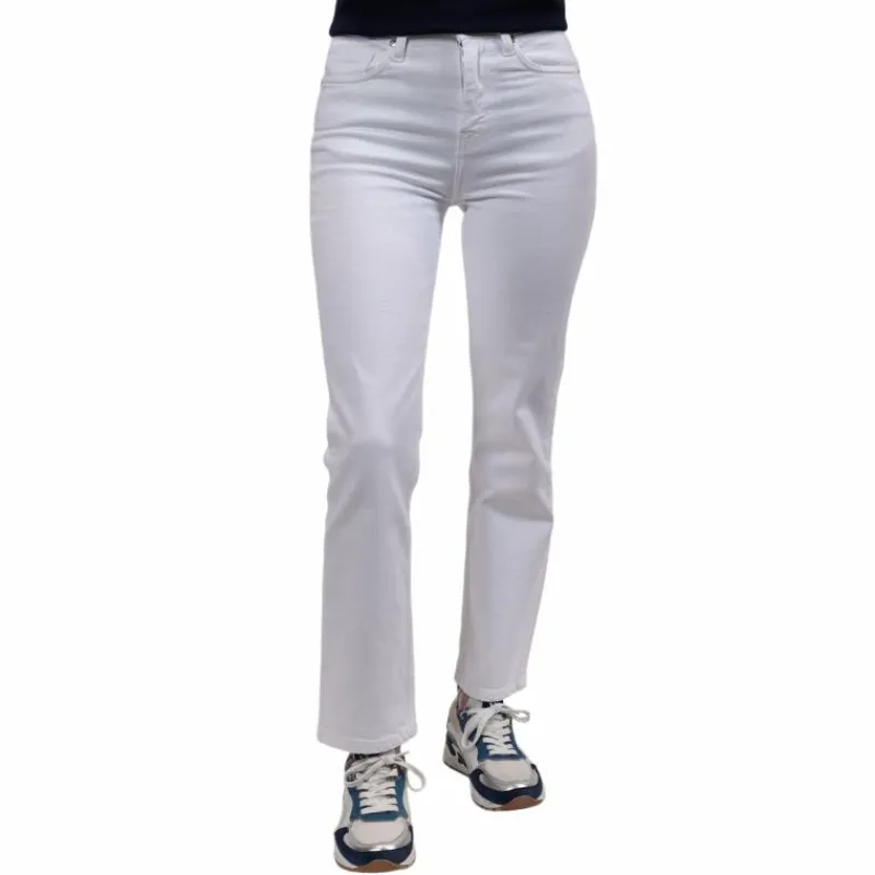 Pantalons Lifestyles*Harcour - Jean mom femme Juliette Blanc