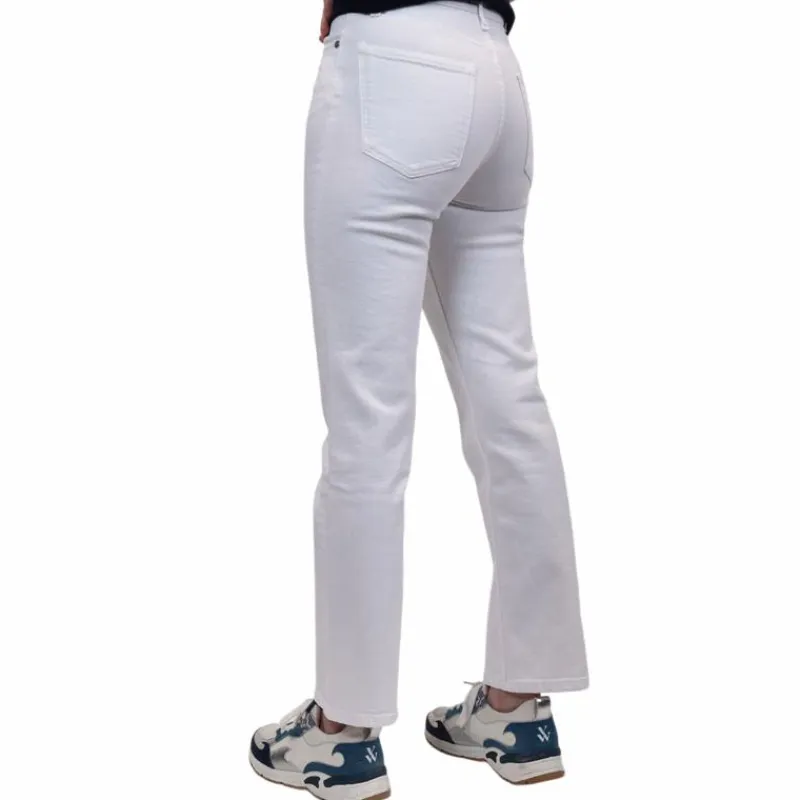 Pantalons Lifestyles*Harcour - Jean mom femme Juliette Blanc