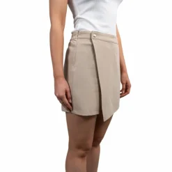 Outlet - Jupe short femme Skafa latte Robes