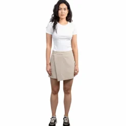 Outlet - Jupe short femme Skafa latte Robes