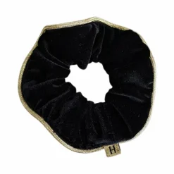 Bijoux/ Montres/ Lunettes*Harcour - Élastique chouchou Spica et gold Noir