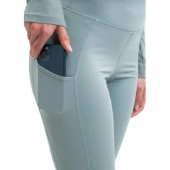 New - Legging d'équitation femme Louna grey green Leggings D'Équitation