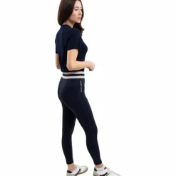 Leggings D'Équitation*Harcour - Legging femme Volta / lin Marine