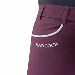 Outlet - Pantalon d'équitation femme Jaltika aubergine Pantalons D'Équitation