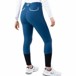 Pantalons D'Équitation*Harcour - Pantalon d'équitation femme Jaltika lagon Bleu